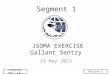 JSOMA EXERCISE Gallant Sentry 19 May 2015 Segment 1 Version 3 Exercise REL- All