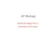AP Biology Biotechnology Part 1 Genetics of Viruses