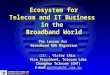 Ecosystem for Telecom and IT Business in the Broadband World The Lesson for Broadband NGN Migration 邱武志, Victor Chiu Vice President, Telecom Labs Chunghwa