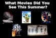 What Movies Did You See This Summer?. Harry Potter and the Order of the Phoenix