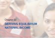 Chapter 22 DERIVING EQUILIBRIUM NATIONAL INCOME Gottheil — Principles of Economics, 7e © 2013 Cengage Learning 1