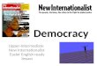 Democracy Upper-Intermediate New Internationalist Easier English ready lesson