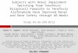IAS 2015, Vancouver Subjects with Renal Impairment Switching from Tenofovir Disoproxil Fumarate to Tenofovir Alafenamide Have Improved Renal and Bone Safety