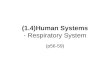 (1.4)Human Systems - Respiratory System (p56-59)