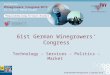 61st German Winegrowers‘ Congress Technology – Services – Politics – Market