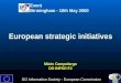 European strategic initiatives Event Birmingham - 10th May 2000 DG Information Society - European Commission Mário Campolargo DG INFSO F2