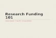 Research Funding 101 Coventry University | 7 th June 2014 | Dr Lynsey McCulloch