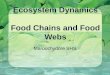 Ecosystem Dynamics Food Chains and Food Webs Maroochydore SHS