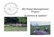 WV Sheep Management Project “Activities & Update”