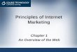 Principles of Internet Marketing Chapter 1 An Overview of the Web