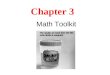 Chapter 3 Math Toolkit. 3-1 Significant Figures The number of significant figures is the minimum number of digits needed to write a given value in scientific