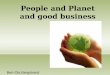 People and Planet and good business Bert-Ola Bergstrand