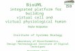 BioUML integrated platform for building virtual cell and virtual physiological human Fedor Kolpakov Institute of Systems Biology Laboratory of Bioinformatics,