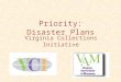 Virginia Collections Initiative Priority: Disaster Plans