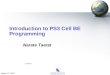March 12, 2007 Introduction to PS3 Cell BE Programming Narate Taerat