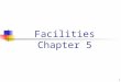 1 Facilities Chapter 5. 2 Objectives Facility Layouts Process Layout Design Product Layout Design Hybrid Layouts Facility Location