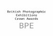 British Photographic Exhibitions Crown Awards BPE