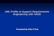 UML Profile to Support Requirements Engineering with KAOS Presented by Chin-Yi Tsai