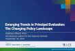 Emerging Trends in Principal Evaluation: The Changing Policy Landscape Copyright © 20XX American Institutes for Research. All rights reserved. Matthew