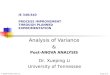 © 2003 Prentice-Hall, Inc.Chap 11-1 Analysis of Variance & Post-ANOVA ANALYSIS IE 340/440 PROCESS IMPROVEMENT THROUGH PLANNED EXPERIMENTATION Dr. Xueping