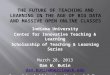 Indiana University Center for Innovative Teaching & Learning Scholarship of Teaching & Learning Series March 28, 2013 Dan W. Butin dan.butin@merrimack.edu