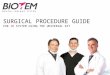 SURGICAL PROCEDURE GUIDE FOR IR SYSTEM USING THE UNIVERSAL KIT