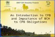 An Introduction to CPB and Importance of BCH to CPB Obligations