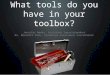 What tools do you have in your toolbox? Jennifer Weeks, Assistant Superintendent Dr. Meredith Park, Formative Assessment Coordinator