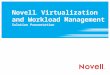 Novell ® Virtualization and Workload Management Solution Presentation