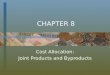 CHAPTER 8 Cost Allocation: Joint Products and Byproducts