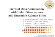 Aerosol Data Assimilation with Lidar Observations and Ensemble Kalman Filter T. Thomas Sekiyama (MRI/JMA, Japan) T. Y. Tanaka(MRI/JMA, Japan) A. Shimizu(NIES,