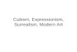 Cubism, Expressionism, Surrealism, Modern Art. Pablo Picasso