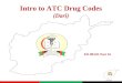 AFAMS Intro to ATC Drug Codes (Dari) EO 003.01 Part 16
