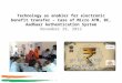 Technology as enabler for electronic benefit transfer – Case of Micro ATM, BC, Aadhaar Authentication System November 29, 2012