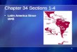 1 Chapter 34 Sections 1-4 Latin America Since 1945