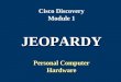 Cisco Discovery Module 1 Personal Computer Hardware JEOPARDY