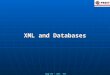 XML and Databases Aug’10 – Dec ’10. Introduction volume of XML used by businesses is increasing volume of XML used by businesses is increasing Many websites