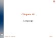 Slide 1Chapter 10 - Language Chapter 10 Language