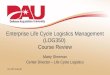 Enterprise Life Cycle Logistics Management (LOG350) Course Review Marty Sherman Center Director – Life Cycle Logistics LCL FIPT 14 Nov 08