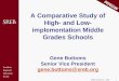 Southern Regional Education Board MMGW Middle Grades SC - 20051 A Comparative Study of High- and Low- implementation Middle Grades Schools Gene Bottoms
