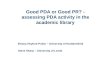 Good PDA or Good PR? - assessing PDA activity in the academic Good PDA or Good PR? - assessing PDA activity in the academic library Briony Heyhoe-Pullar