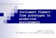 The GRIDCC Instrument Element: from prototypes to production environments Roberto Pugliese On Behalf of the GRIDCC Collaboration EU FP6 Project