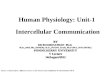 Human Physiology: Unit-1 Source: Collected from different sources on the internet and modified by Dr Boominathan Ph.D. BY DR BOOMINATHAN Ph.D. M.Sc.,(Med
