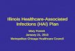 Illinois Healthcare-Associated Infections (HAI) Plan Mary Fornek January 21, 2010 Metropolitan Chicago Healthcare Council
