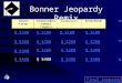 Q $100 Q $200 Q $300 Q $400 Q $100 Q $200 Q $300 Q $400 Final Jeopardy Bonner Jeopardy Remix