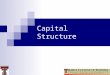 Capital Structure. 2 The Capital-Structure Capital Structure deals with how the firm pays for investments  It also determines how we slice the firm’s