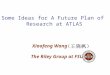 Some Ideas for A Future Plan of Research at ATLAS Xiaofeng Wang The Riley Group at FSU