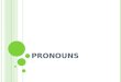 PRONOUNS. SPI 0701.1.1 Identify the correct use of nouns and pronouns within context TLW identify personal pronouns and understand their function. TLW