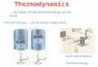 Thermodynamics … the study of how thermal energy can do work Thermal energy … can produce useful work work can produce … Thermal energy