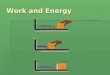 Work and Energy. Vocabulary  Work: The use of force to move an object over a distance (Joule or J)  Joule: The unit used to measure work; one joule